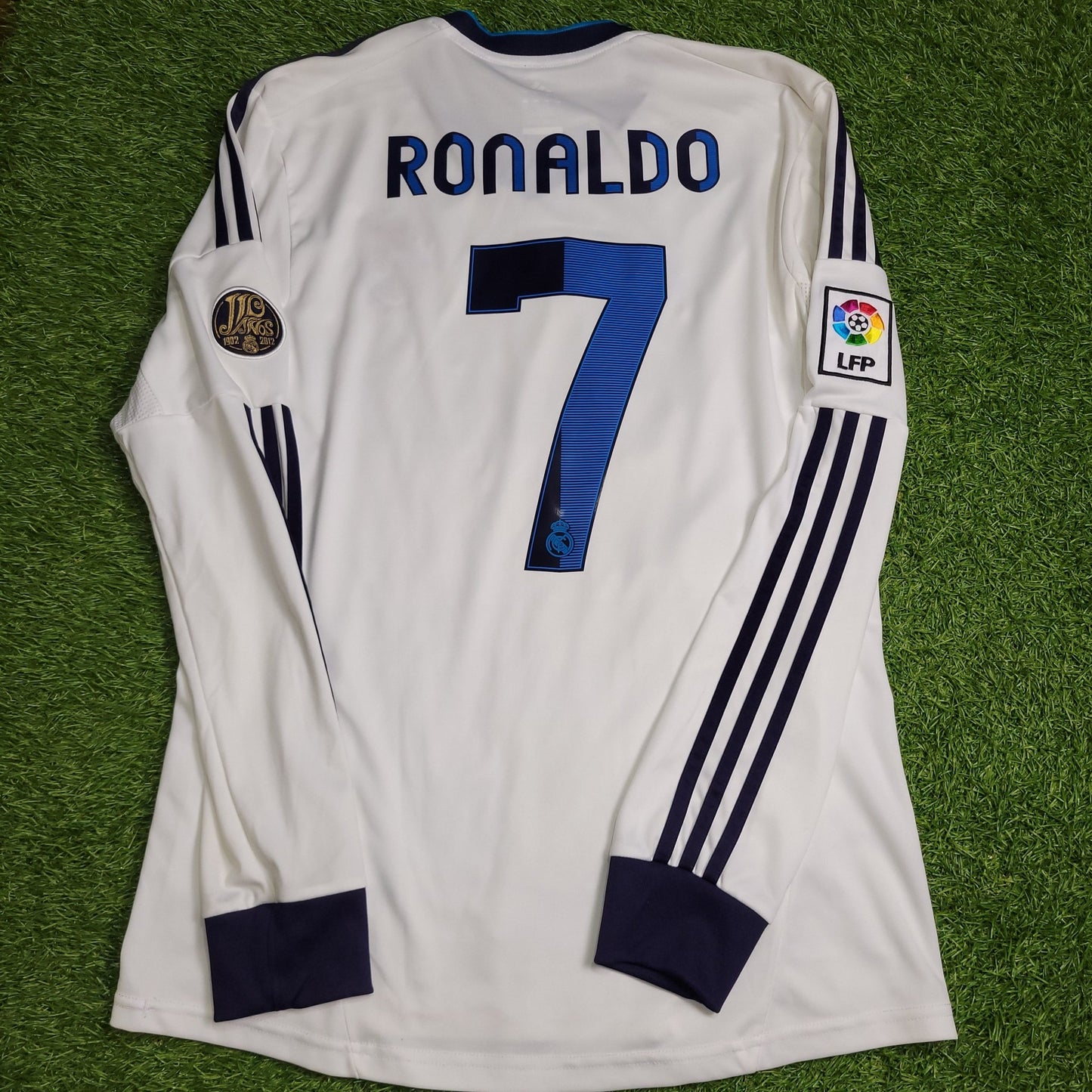 Cristiano Ronaldo Real Madrid 2012 2013 Anniversary Soccer Jersey Shirt M SKU# W41762 Adidas