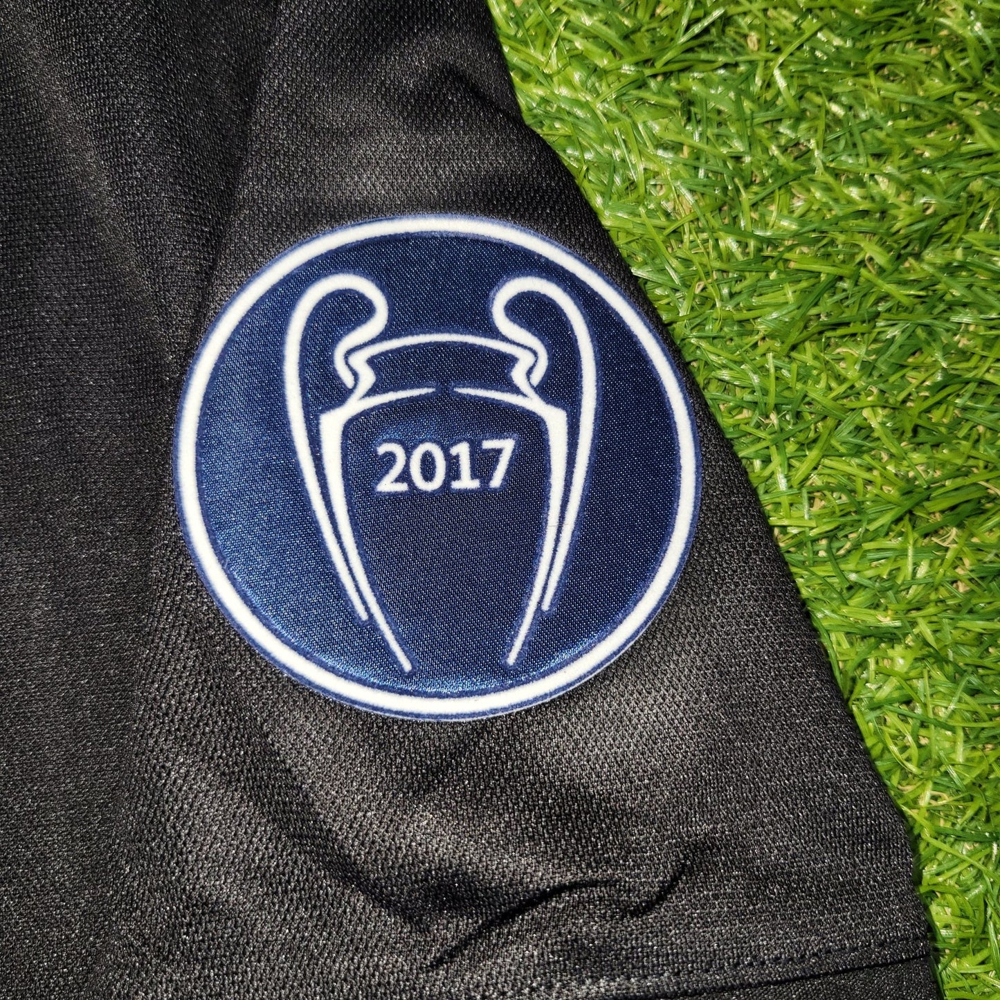 Cristiano Ronaldo Real Madrid 2017 2018 UEFA Away Soccer Jersey Shirt M SKU BR3543 Adidas