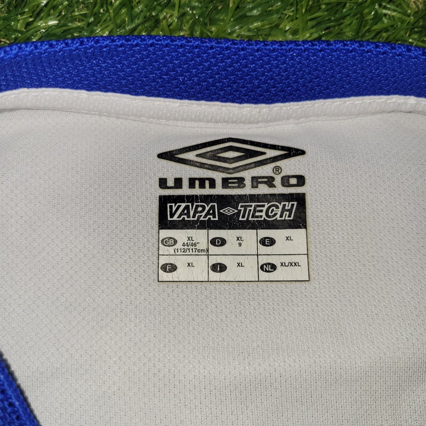 Drogba Chelsea DEBUT 2003 2004 2005 UEFA Away Long Sleeve Soccer Jersey Shirt XL Umbro