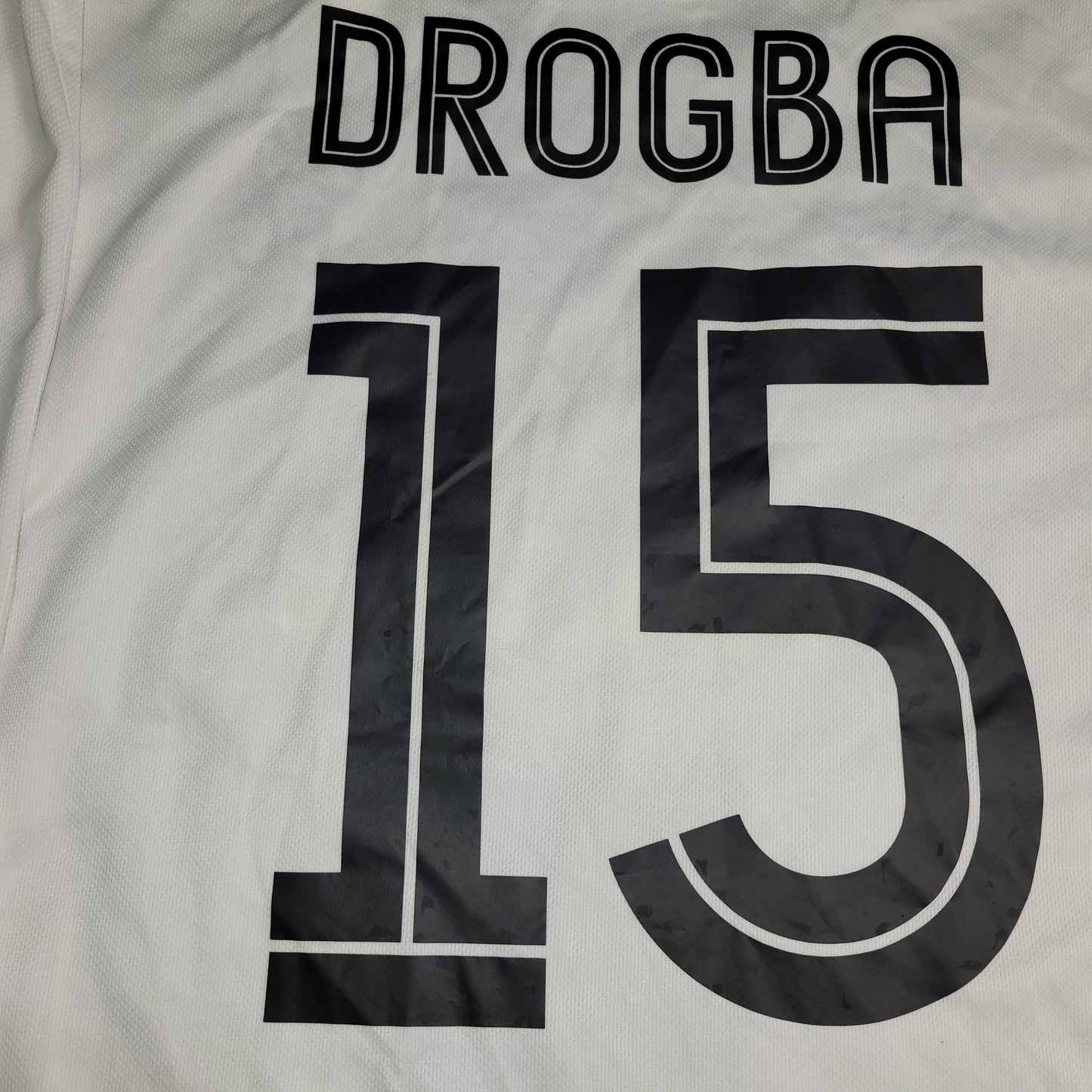 Drogba Chelsea DEBUT 2003 2004 2005 UEFA Away Long Sleeve Soccer Jersey Shirt XL Umbro