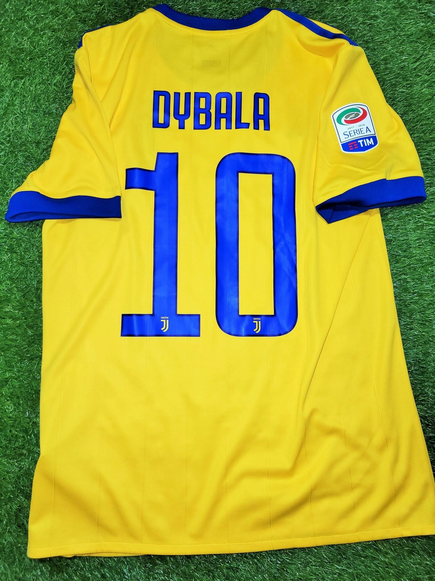 Dybala Juventus 2017 2018 Away Soccer Jersey Shirt M SKU# BQ4530 Adidas