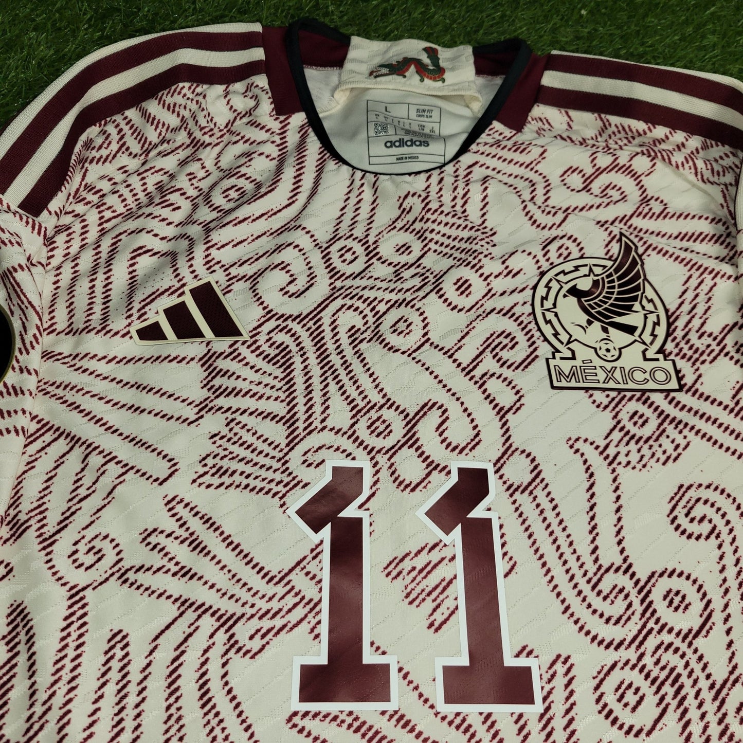 Gimenez Mexico 2022 2023 GOLD CUP Player Issue Away Soccer Jersey Shirt L SKU HD9313 Adidas
