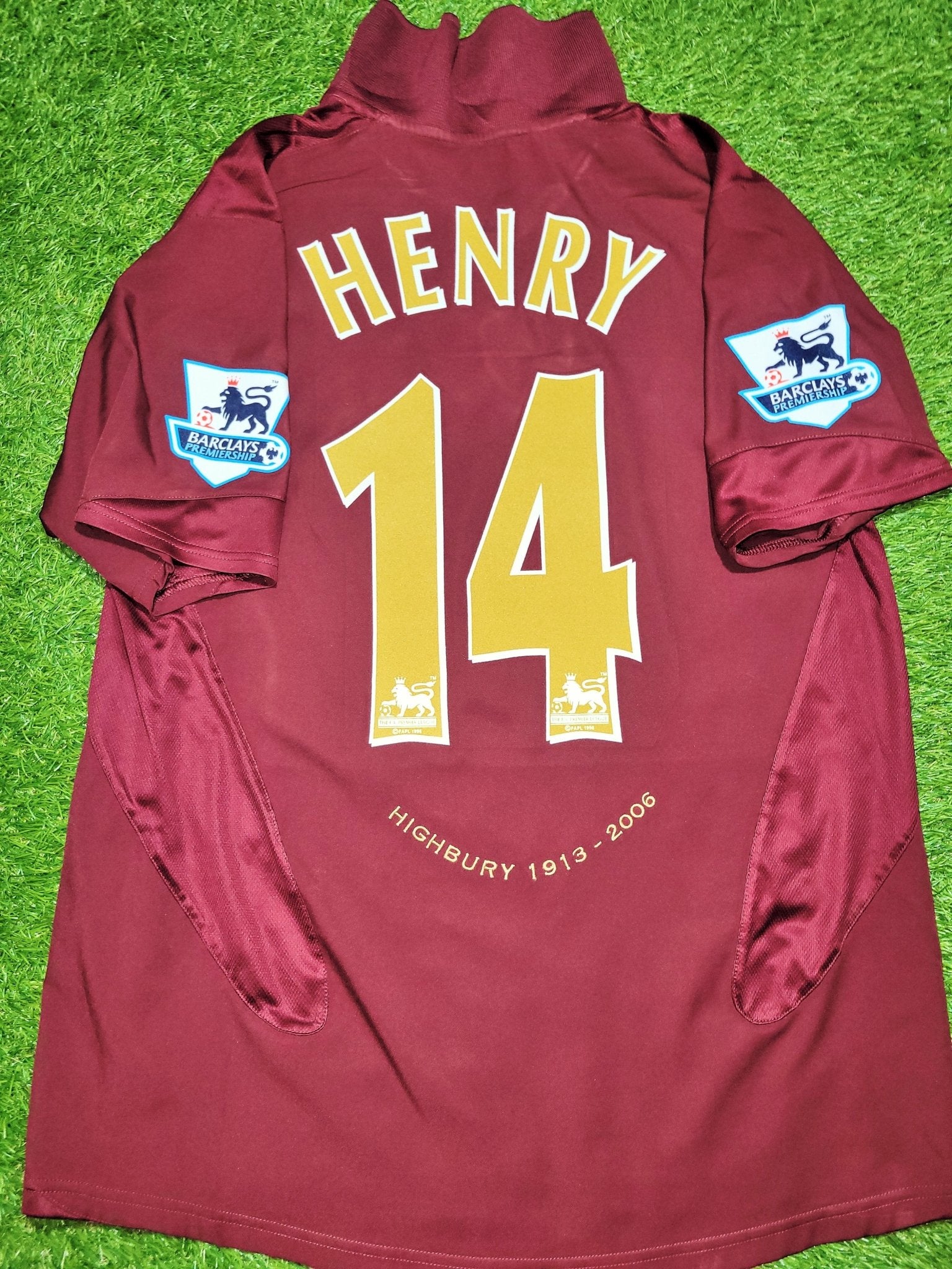 Henry Arsenal 2005 2006 HIGHBURY LAST GAME Home Soccer Jersey