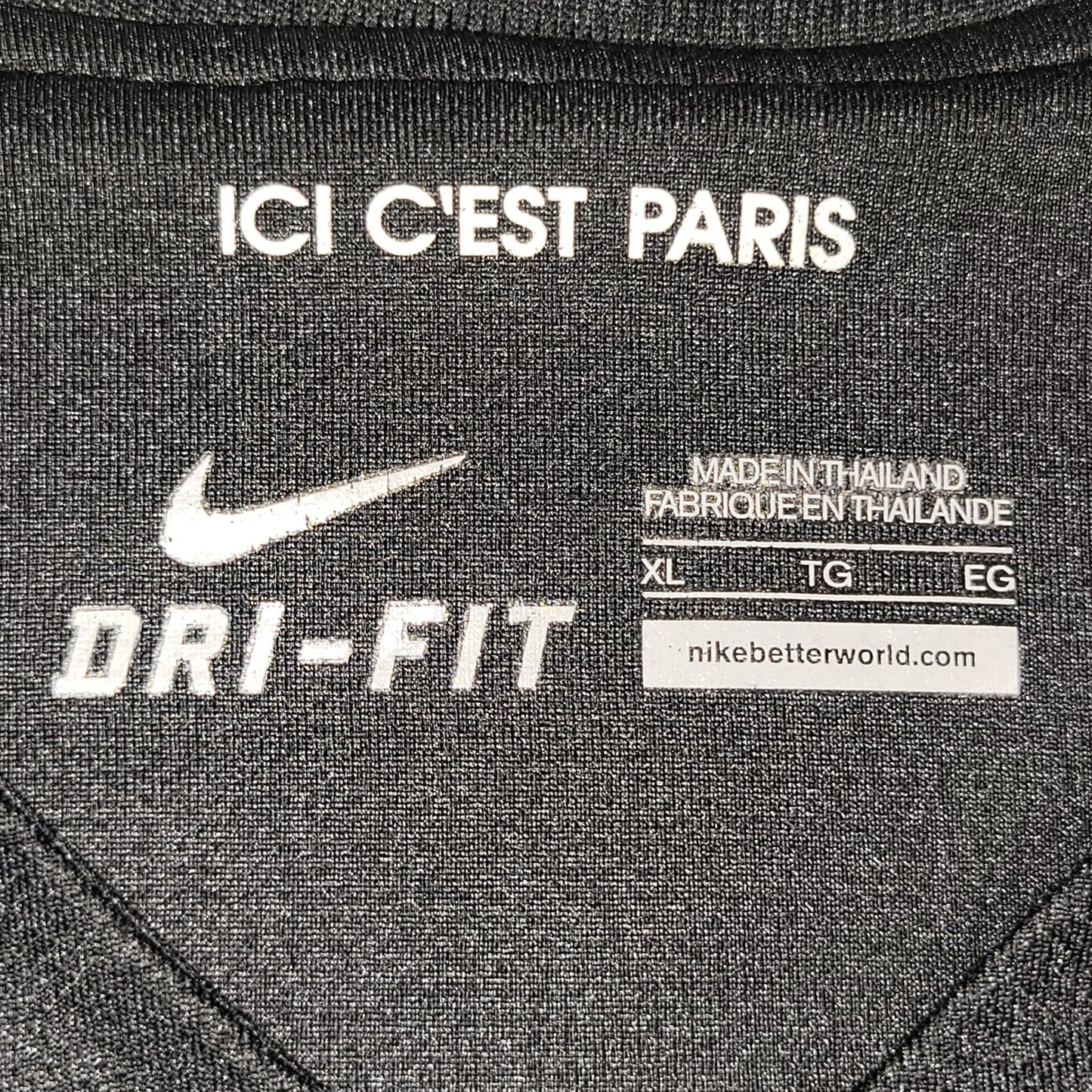 Ibrahimovic PSG Paris Saint Germain 2015 2016 Third UEFA Soccer Jersey Shirt XL SKU 658901 - 011 Nike