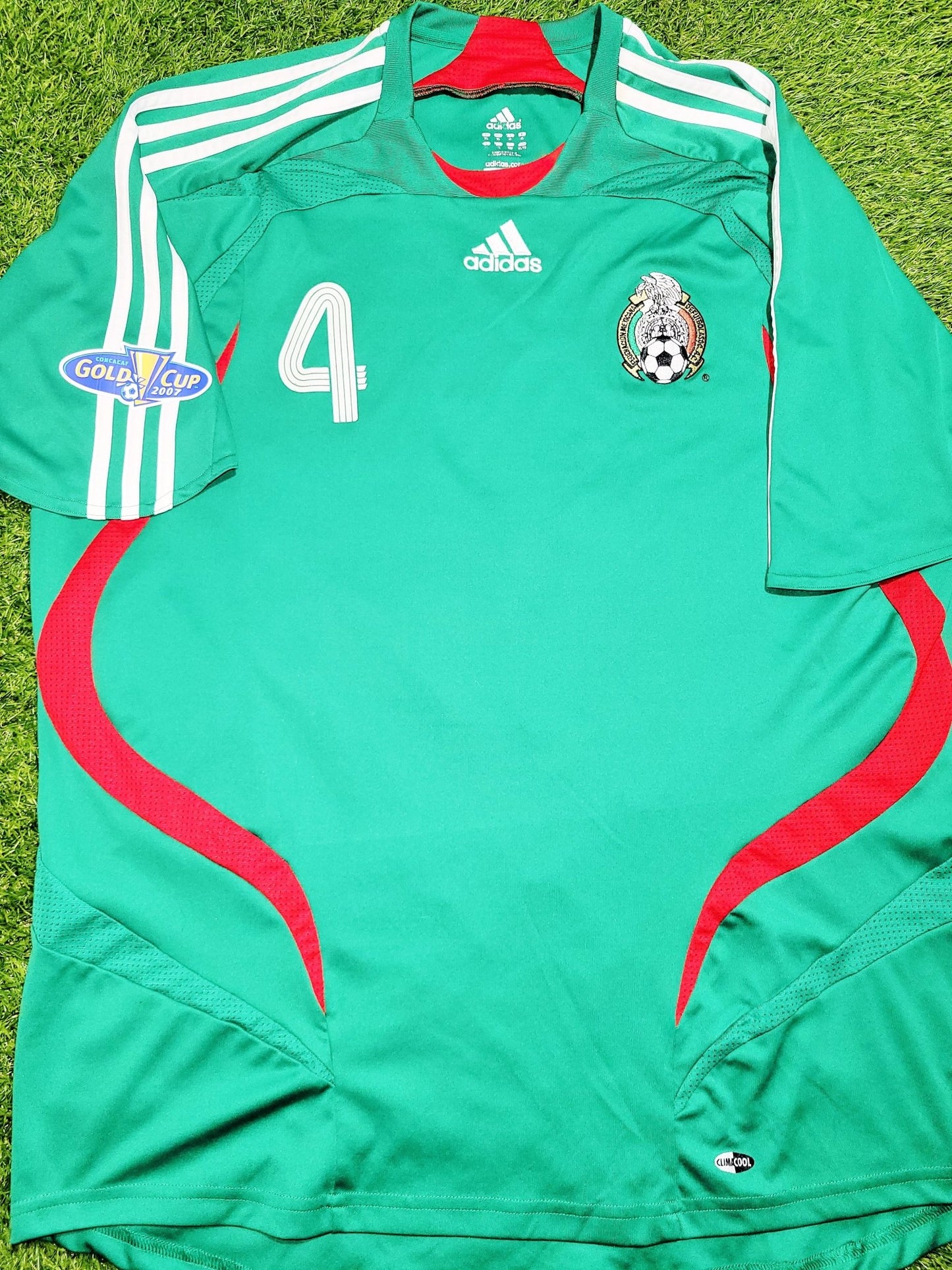 Marquez Mexico 2007 GOLD CUP Soccer Jersey Shirt XL SKU# 642508 Adidas