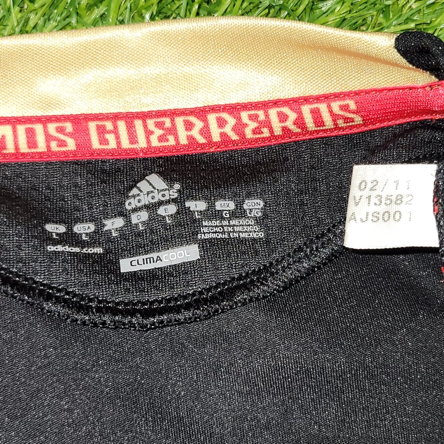 Marquez Mexico 2011 GOLD CUP FINAL Soccer Away Jersey Shirt L SKU V13582 Adidas