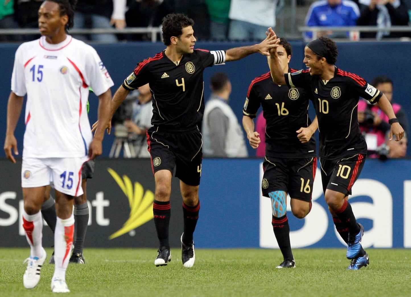 Marquez Mexico 2011 GOLD CUP FINAL Soccer Away Jersey Shirt M SKU# V13582 Adidas