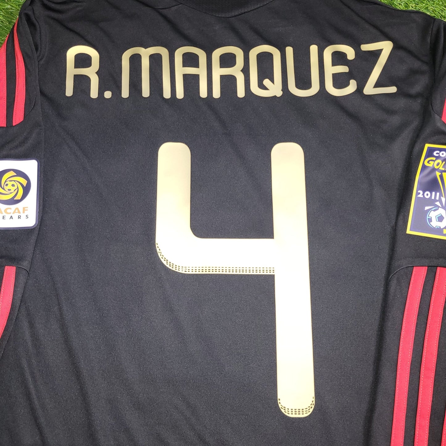 Marquez Mexico 2011 GOLD CUP FINAL Soccer Away Jersey Shirt M SKU# V13582 Adidas