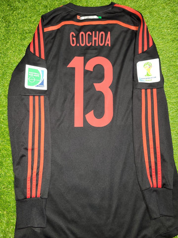Memo Ochoa Mexico 2014 WORLD CUP GK Soccer Jersey Shirt Camiseta M SKU# G86995 foreversoccerjerseys