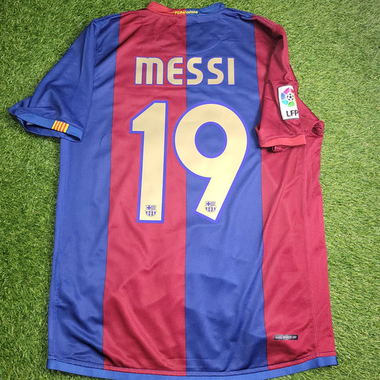 Messi Barcelona 2006 2007 Home Soccer Jersey Shirt M SKU F6AOM 146980 Nike