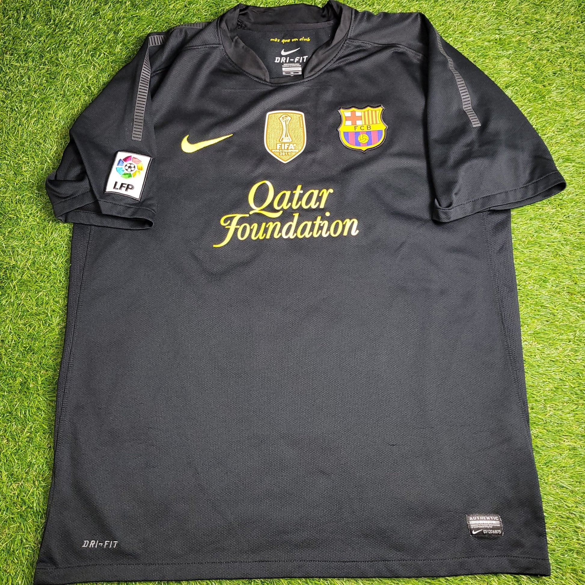 Messi Barcelona 2011 2012 Away Soccer Jersey Shirt XL SKU 419880 - 010 Nike