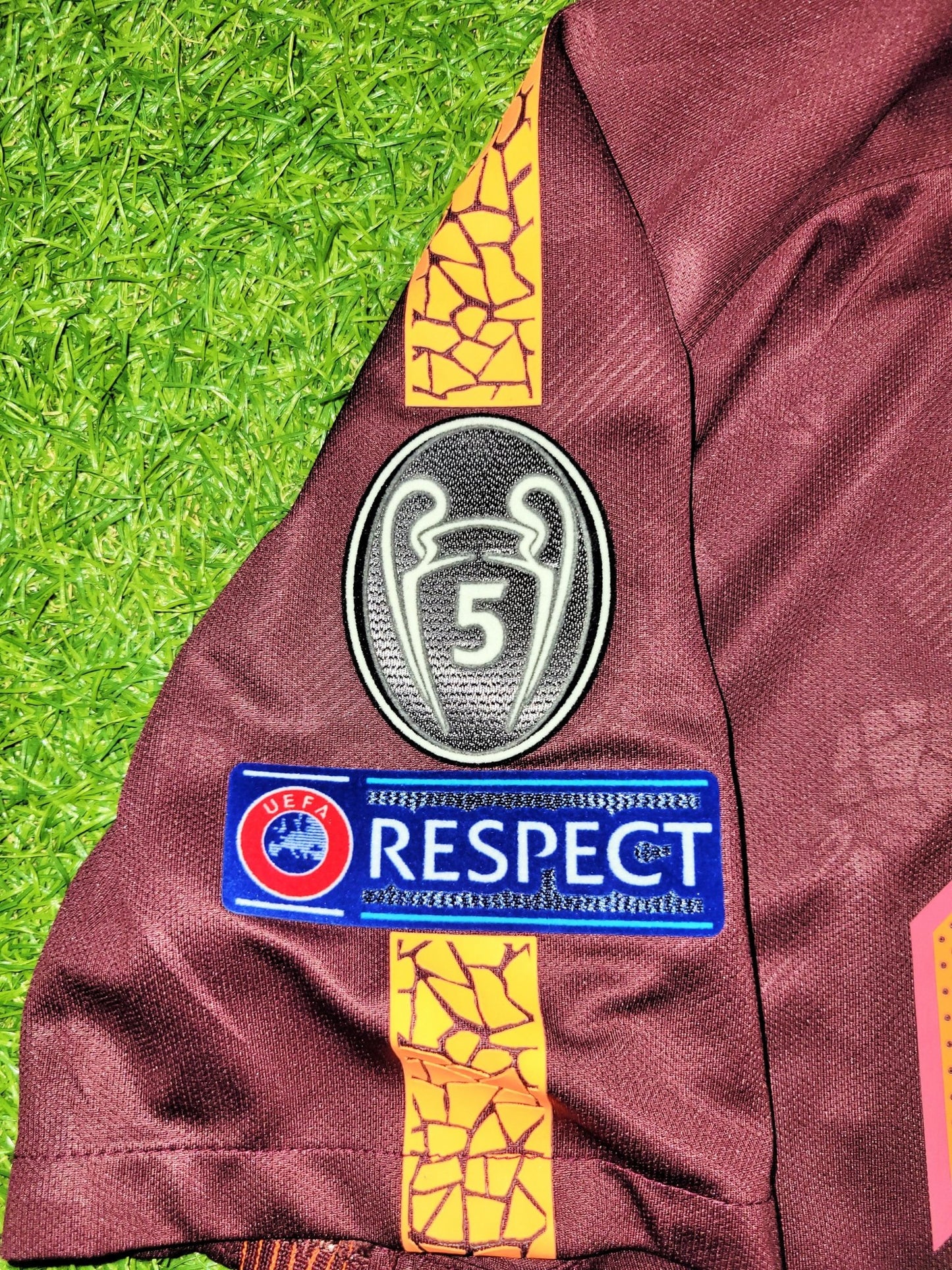 Messi Barcelona Third UEFA 2017 2018 Soccer Jersey Shirt L SKU# 847253-683 Nike
