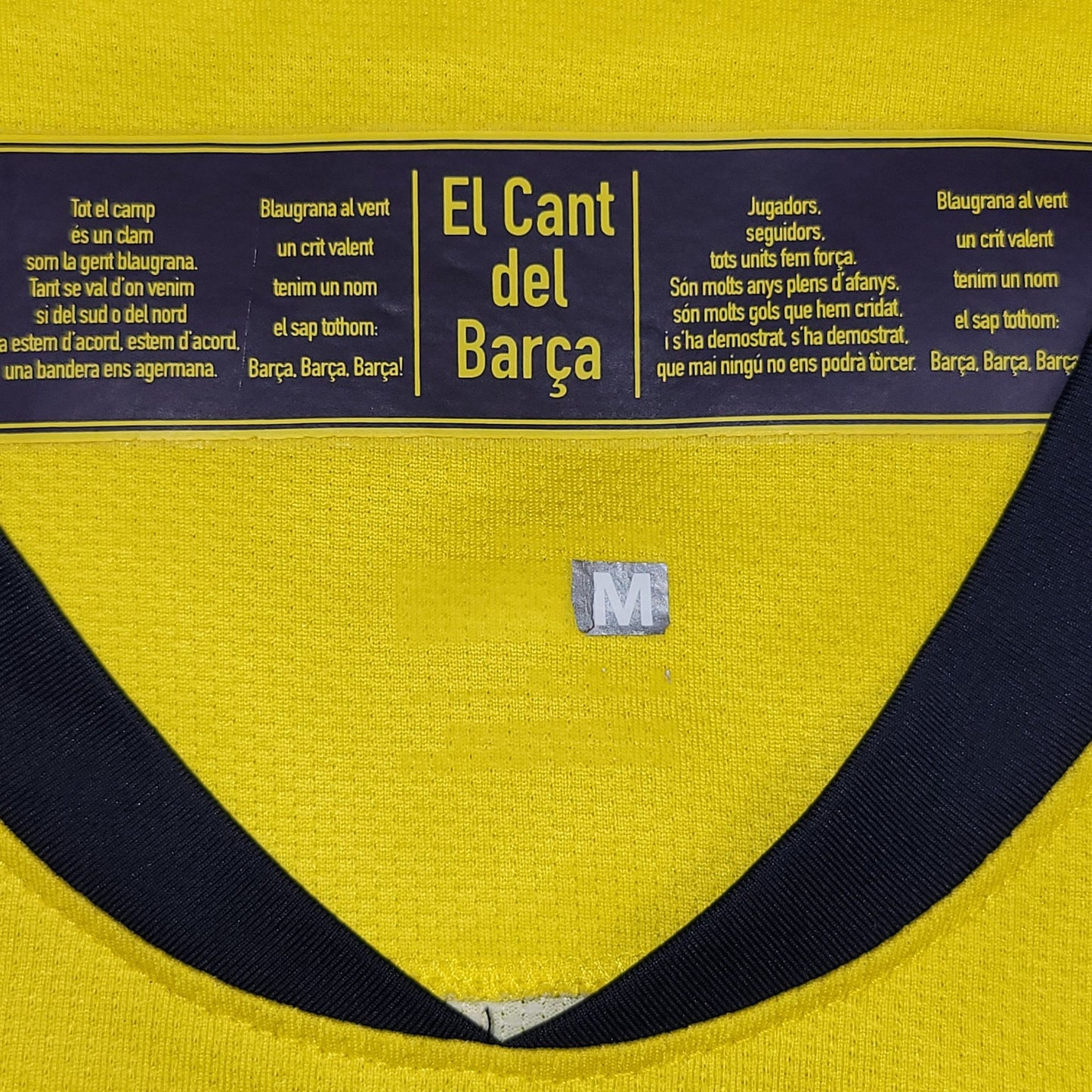 Messi Barcelona TREBLE SEASON 2008 2009 Away Soccer Jersey Shirt M SKU# 286787 - 760 Nike