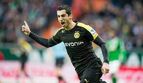 Mkhitaryan Borussia Dortmund 2013 2014 Away Soccer Jersey Shirt M SKU# 743558 Puma