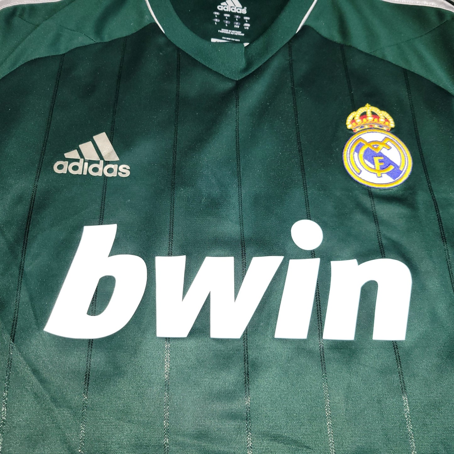 Ozil Real Madrid 2012 2013 Third UEFA Soccer Jersey Shirt L SKU X53540 Adidas