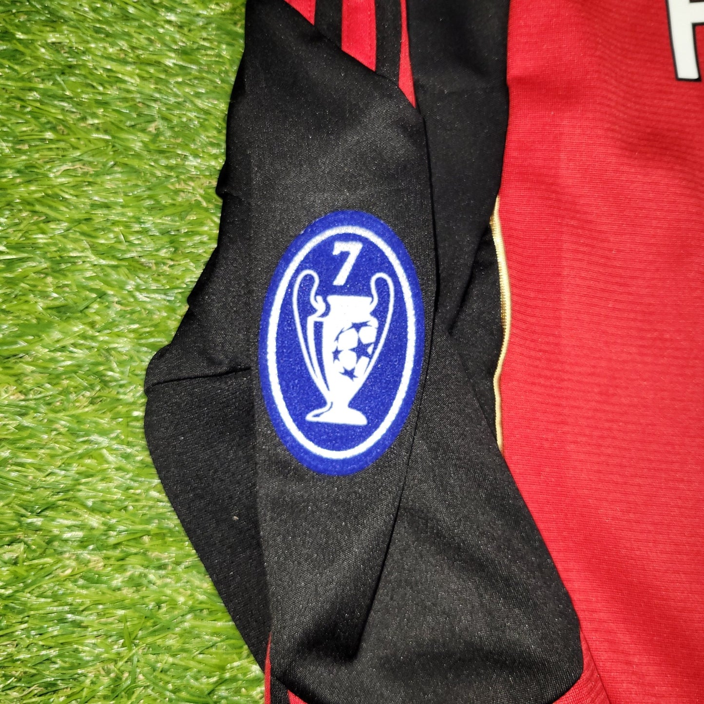 Ronaldinho AC Milan 2010 2011 Home Long Sleeve Soccer Jersey Shirt M SKU# P96287 Adidas