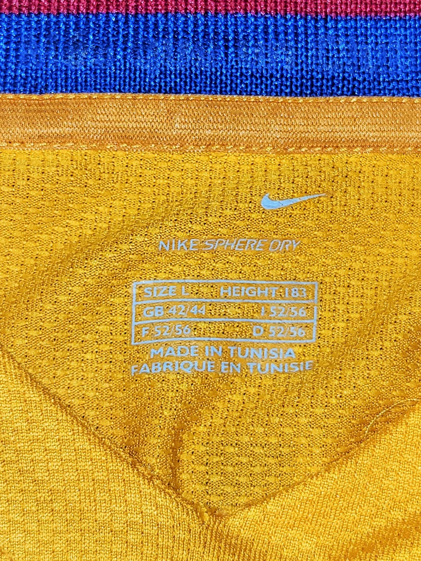 Ronaldinho Barcelona 2006 2007 Away Soccer Jersey Shirt L SKU# 146982 Nike