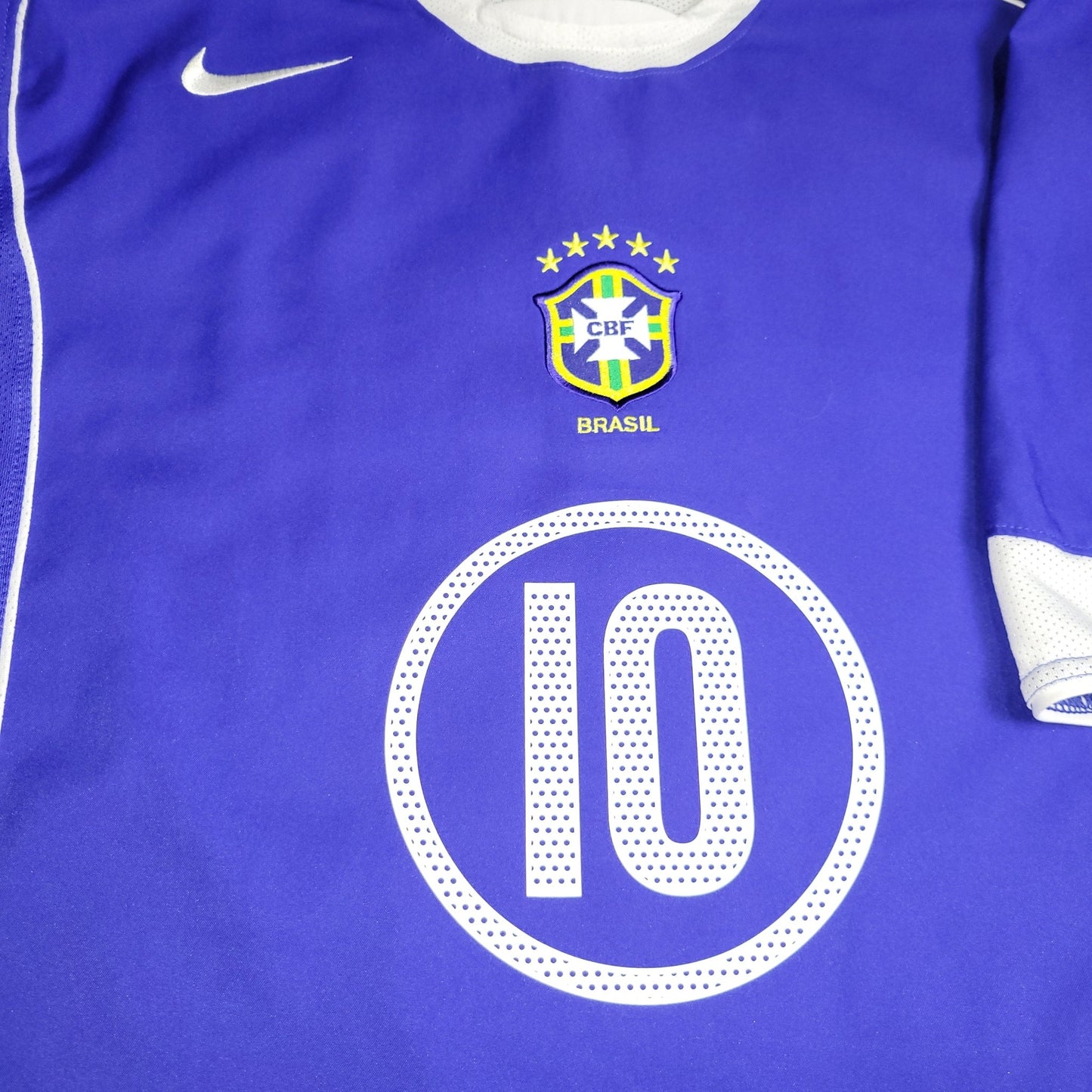 Ronaldinho Nike Brazil 2004 Away Soccer Jersey Shirt XL Nike