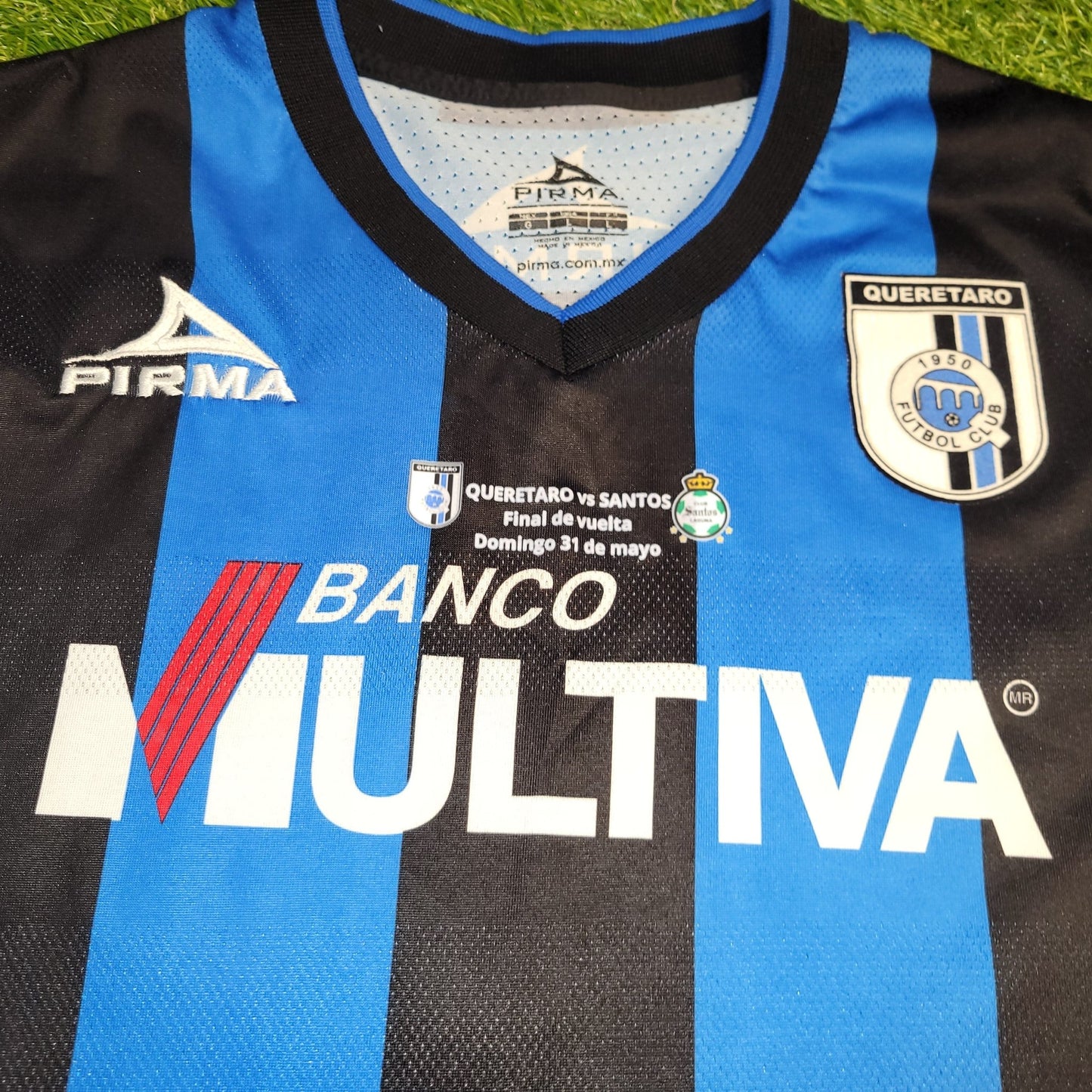 Ronaldinho Queretaro Pirma PLAYER ISSUE 2014 2015 Home Soccer Jersey Shirt L PIRMA