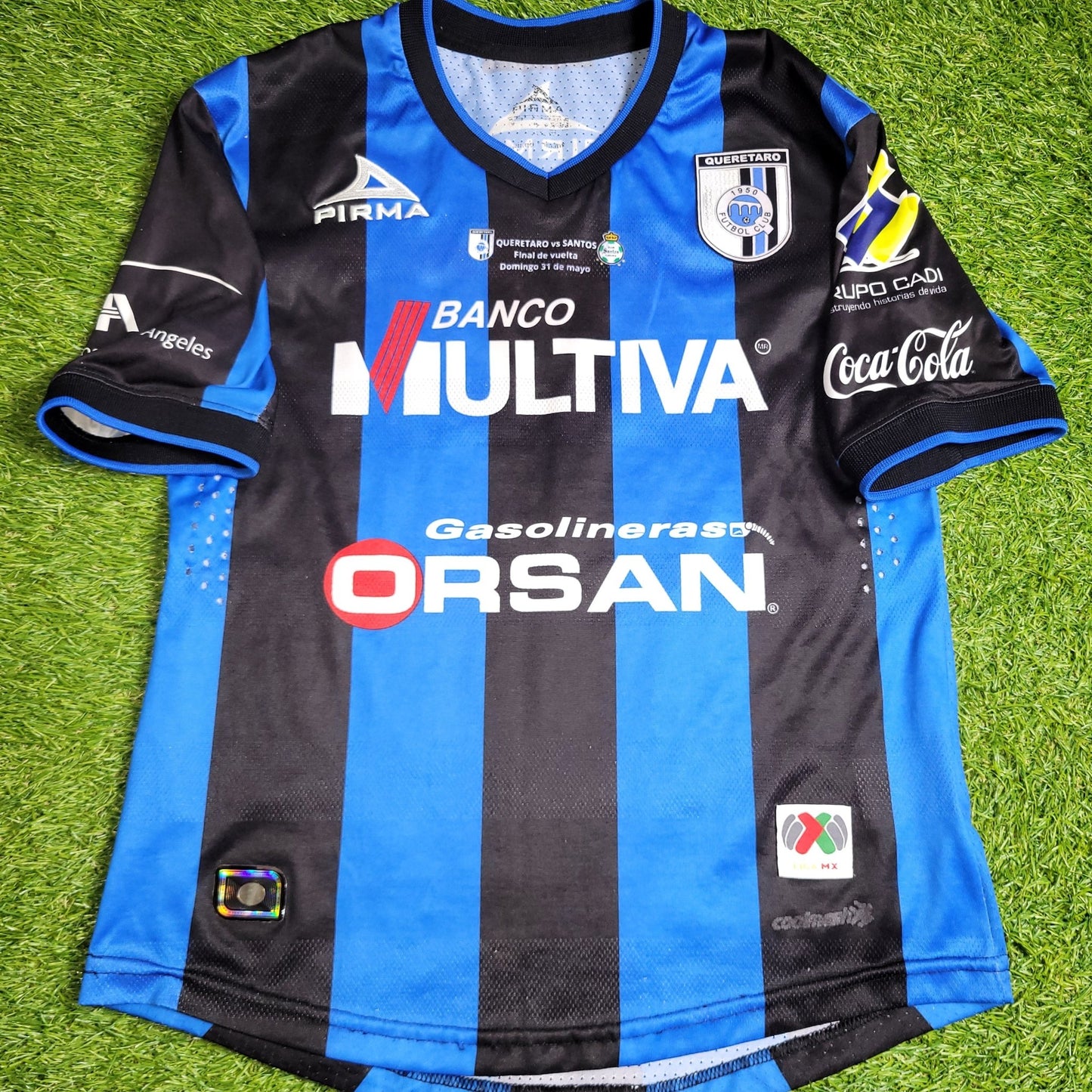 Ronaldinho Queretaro Pirma PLAYER ISSUE FINAL 2014 2015 Soccer Jersey Shirt M PIRMA