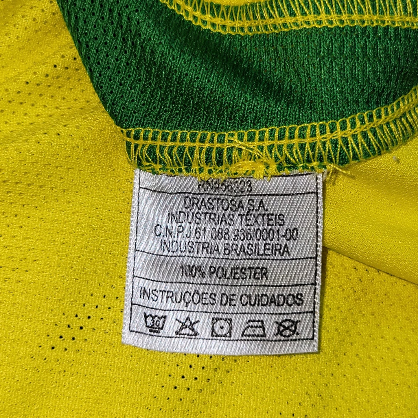 Ronaldo Brazil 2002 WORLD CUP Soccer Home Jersey Shirt L Nike