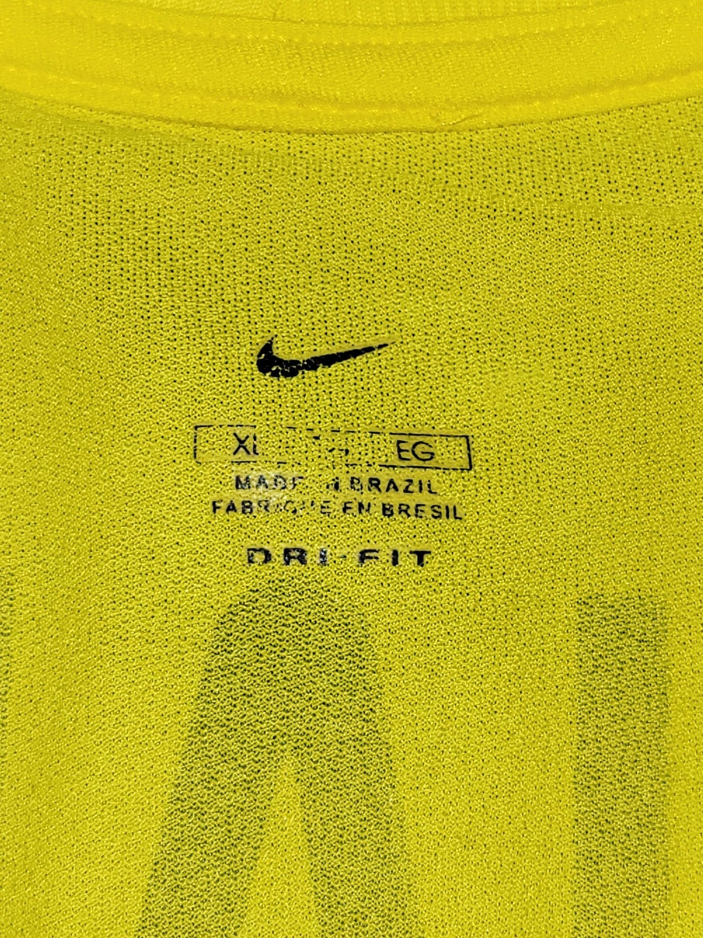 Ronaldo Brazil 2002 WORLD CUP Soccer Home Jersey Shirt XL Nike