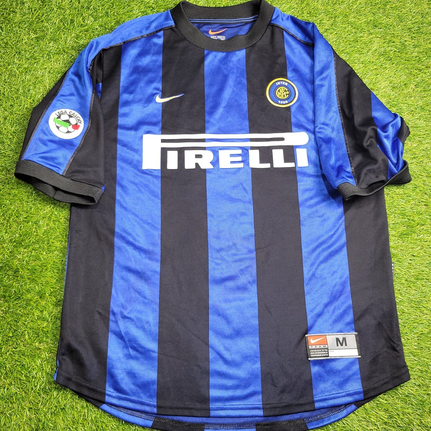 Ronaldo Inter Milan 1999 2000 Soccer Jersey Shirt M Nike