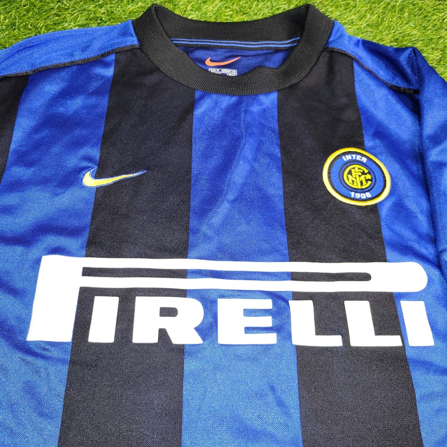 Ronaldo Inter Milan 1999 2000 Soccer Jersey Shirt M Nike