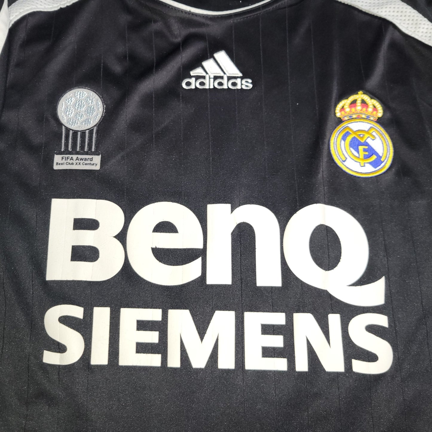 Ronaldo Real Madrid 2006 2007 Away Soccer Jersey Shirt L SKU# 060819 APU002 Adidas