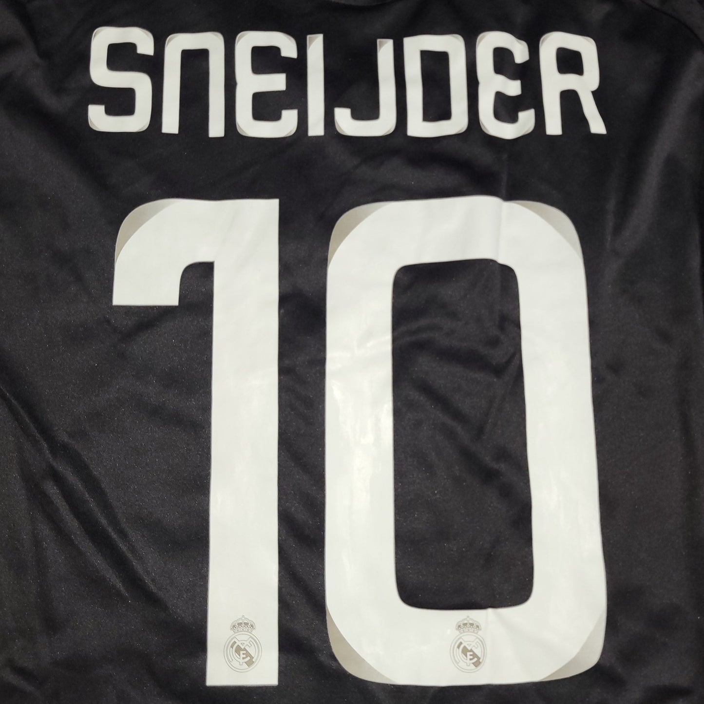 Sneijder Real Madrid 2008 2009 UEFA Third Soccer Jersey Shirt XL SKU 685420 Adidas