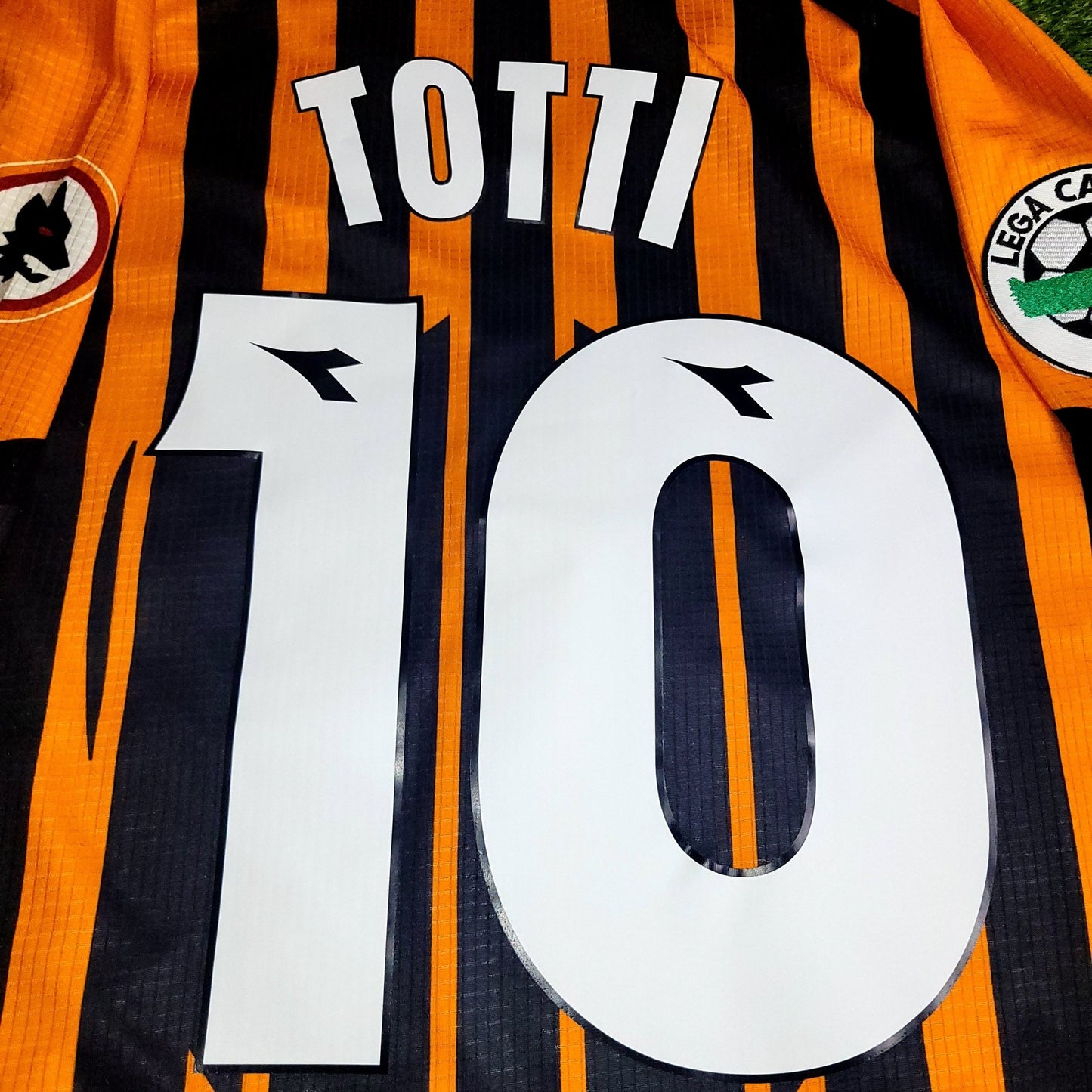 Totti As Roma Diadora 1997 1998 Third Soccer Jersey Shirt M Diadora