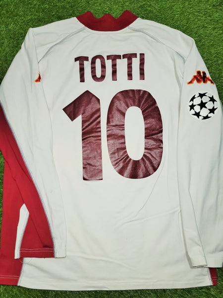 Totti As Roma Kappa 2001 2002 Away UEFA Soccer Jersey Shirt XXL totti-as-roma-kappa-2001-2002-away-uefa-soccer-jersey-shirt-xxl