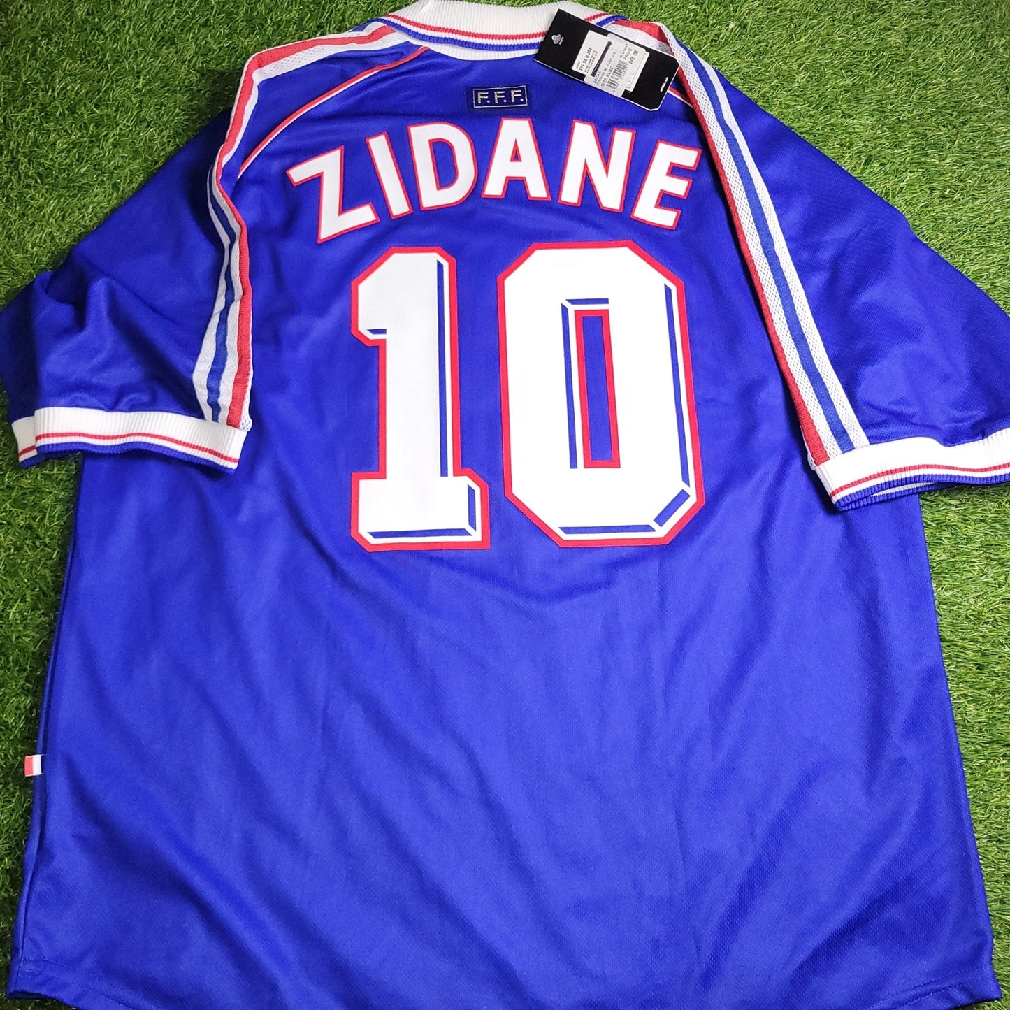 Zidane France 1998 WORLD CUP FINAL Home Soccer Jersey Shirt BNWT XL SKU 693254 Adidas