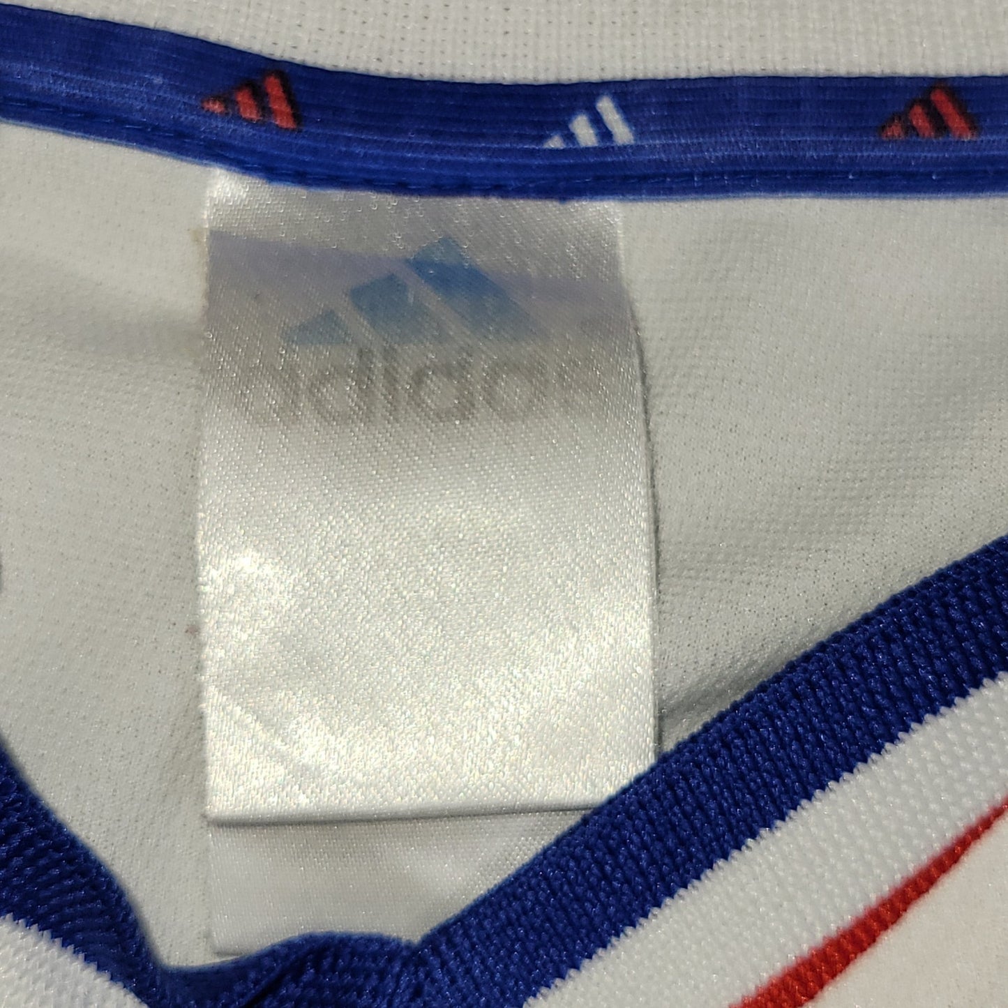 Zidane France 2000 EURO CUP Away Soccer Jersey L Adidas