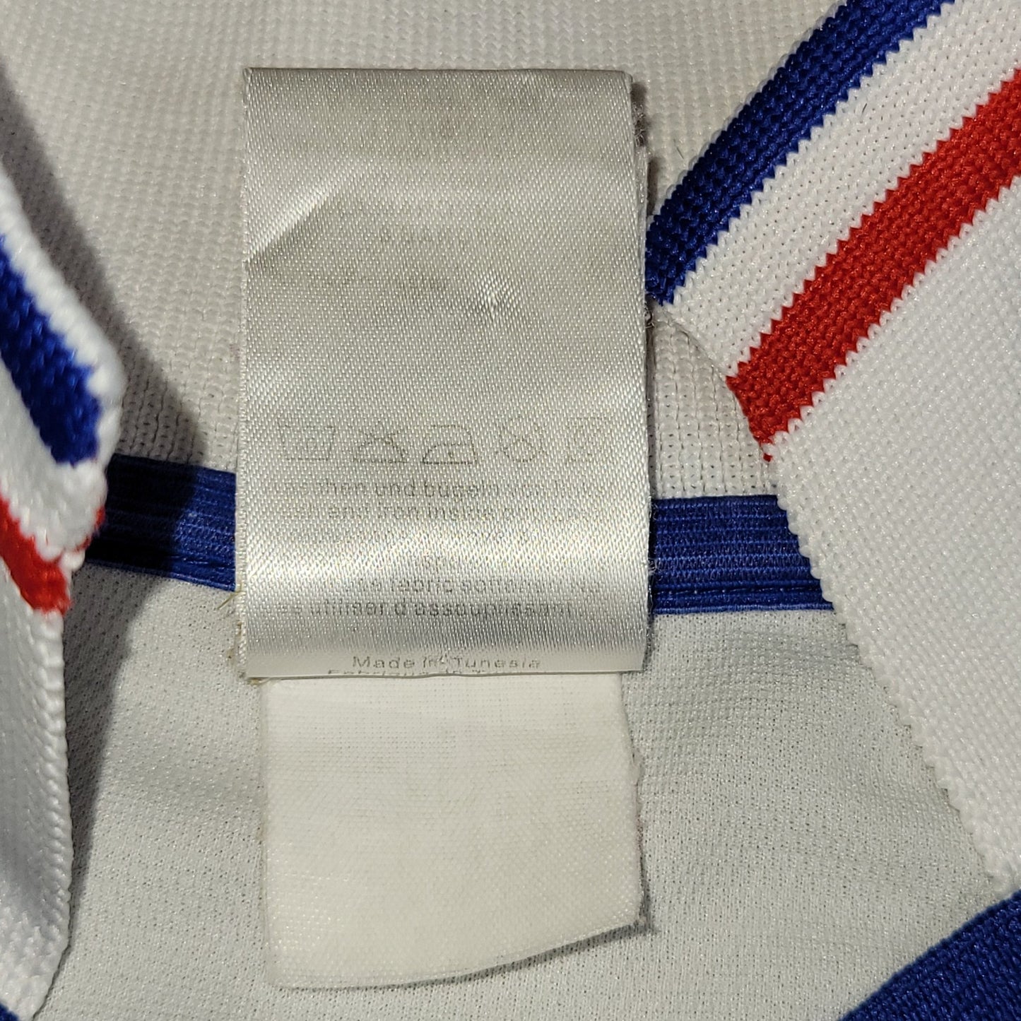 Zidane France 2000 EURO CUP Away Soccer Jersey L Adidas