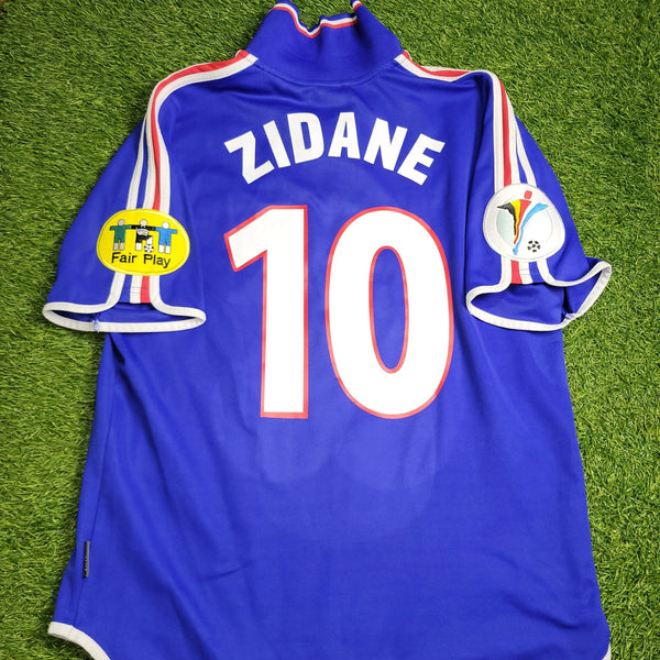 2002-2003 フランス代表 ホーム ユニフォーム★背番号10 ZIDAN ジダン選手モデル★adidas 新品 L