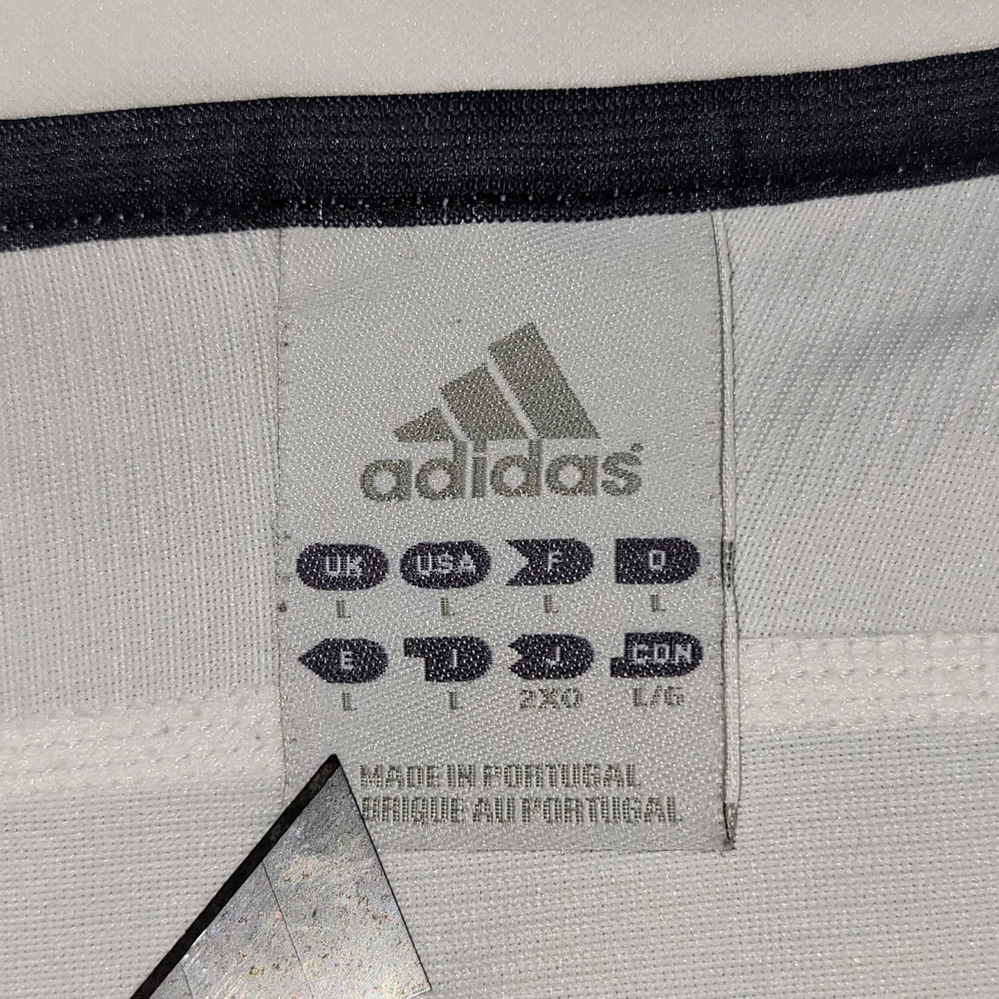 Zidane Real Madrid 2003 2004 UEFA Soccer Jersey Shirt L SKU# 021804 Adidas