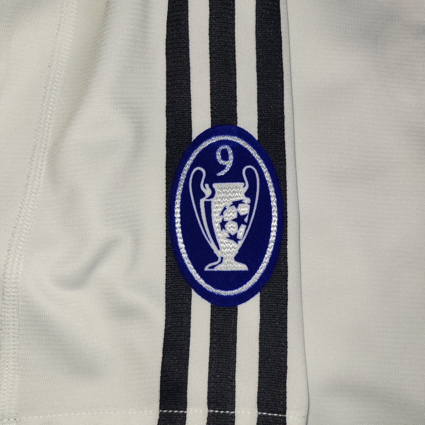 Zidane Real Madrid 2003 2004 UEFA Soccer Jersey Shirt L SKU# 021804 Adidas