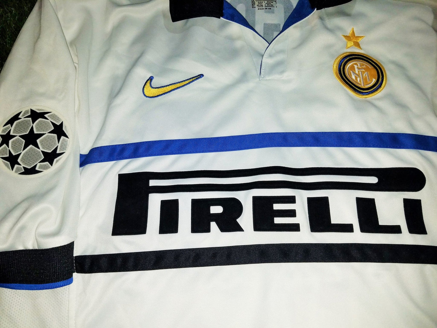Baggio Inter Milan 1998 1999 UEFA Jersey Shirt Maglia L foreversoccerjerseys