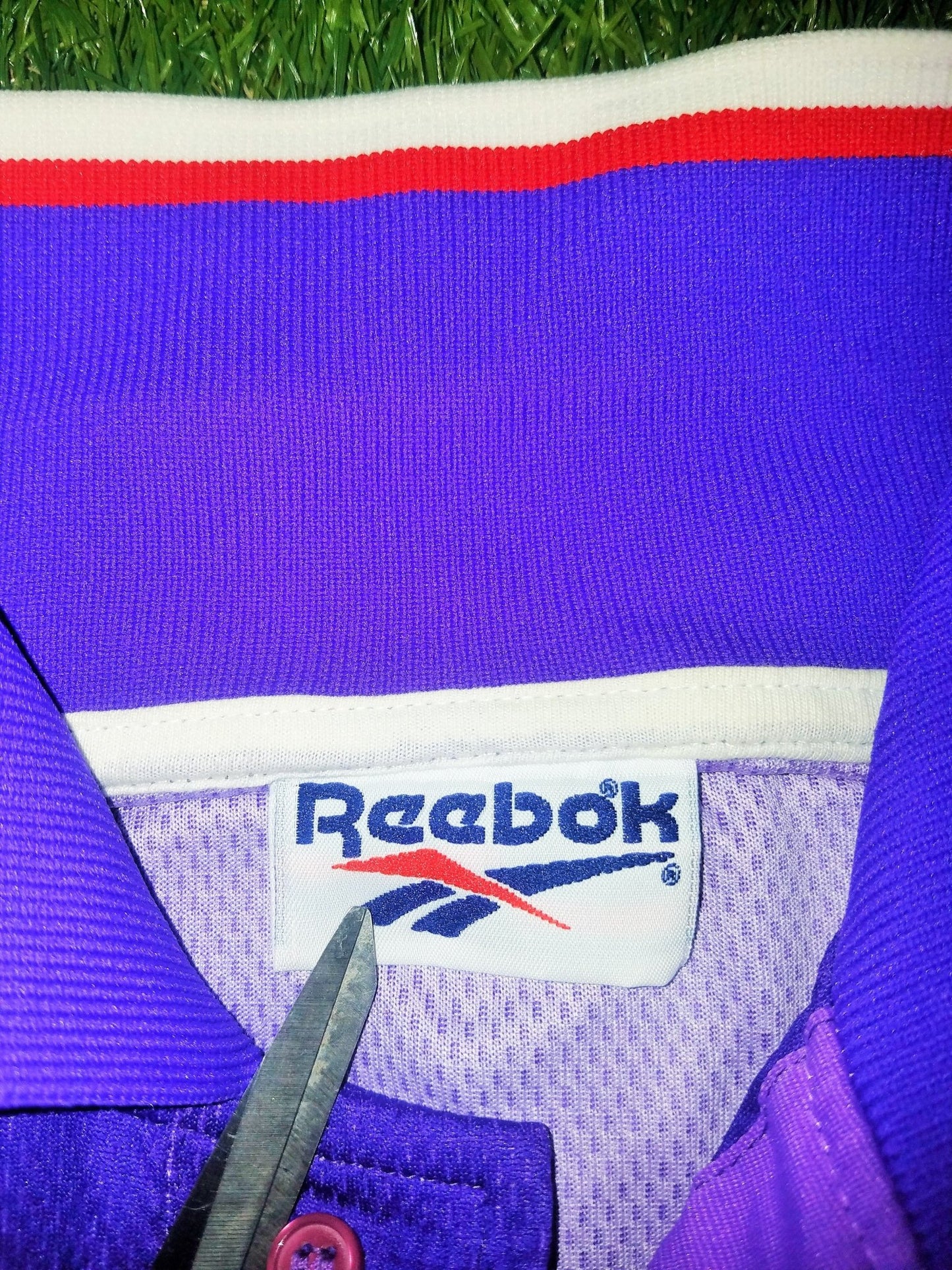 Batistuta Fiorentina Reebok 1995 1996 Long Sleeve MATCH WORN Jersey Shirt Camiseta Maglia L foreversoccerjerseys