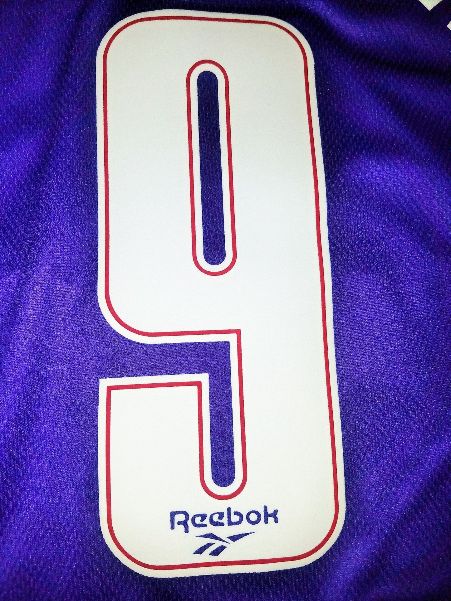 Batistuta Fiorentina Reebok 1995 1996 Long Sleeve MATCH WORN Jersey Shirt Camiseta Maglia L foreversoccerjerseys