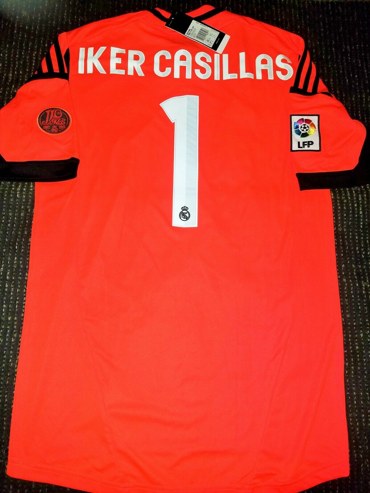 Casillas Real Madrid 2012 2013 Jersey Porto Shirt Camiseta M BNWT - foreversoccerjerseys