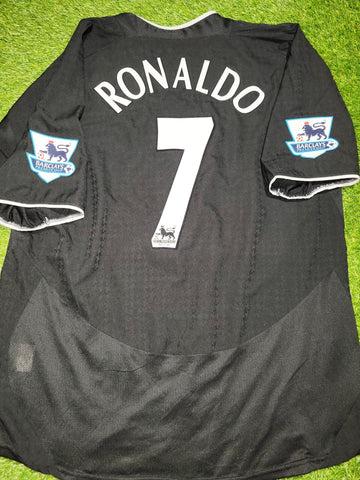 Cristiano Ronaldo Manchester United 2004 2005 Away STAND UP SPEAK UP Jersey Shirt XL Nike