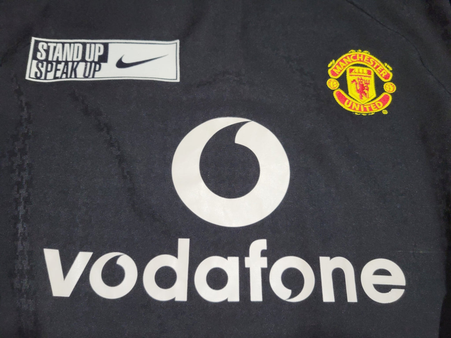 Cristiano Ronaldo Manchester United 2004 2005 Away STAND UP SPEAK UP Soccer Jersey Shirt M SKU# 112678 Nike
