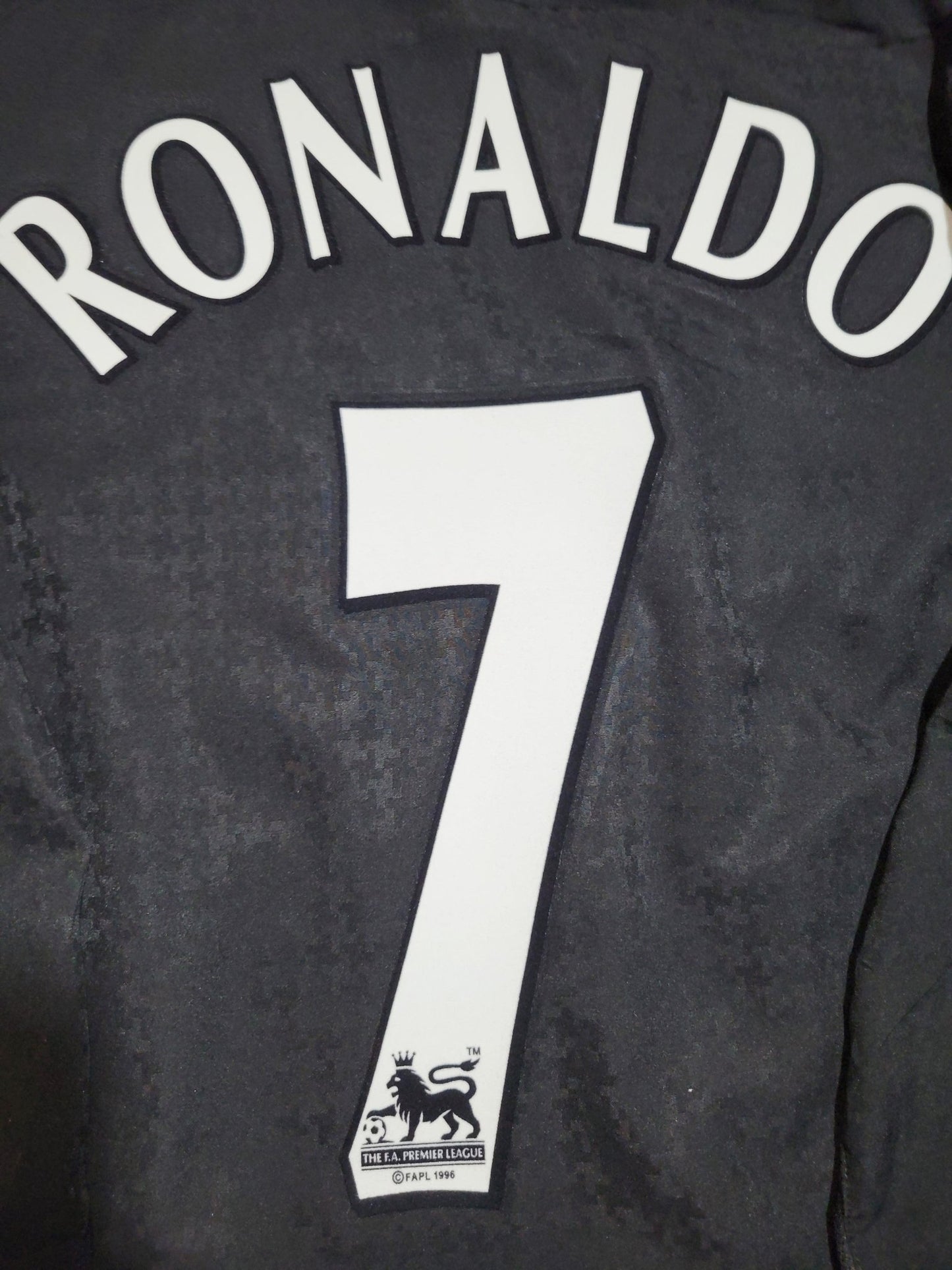 Cristiano Ronaldo Manchester United 2004 2005 Away STAND UP SPEAK UP Soccer Jersey Shirt M SKU# 112678 Nike