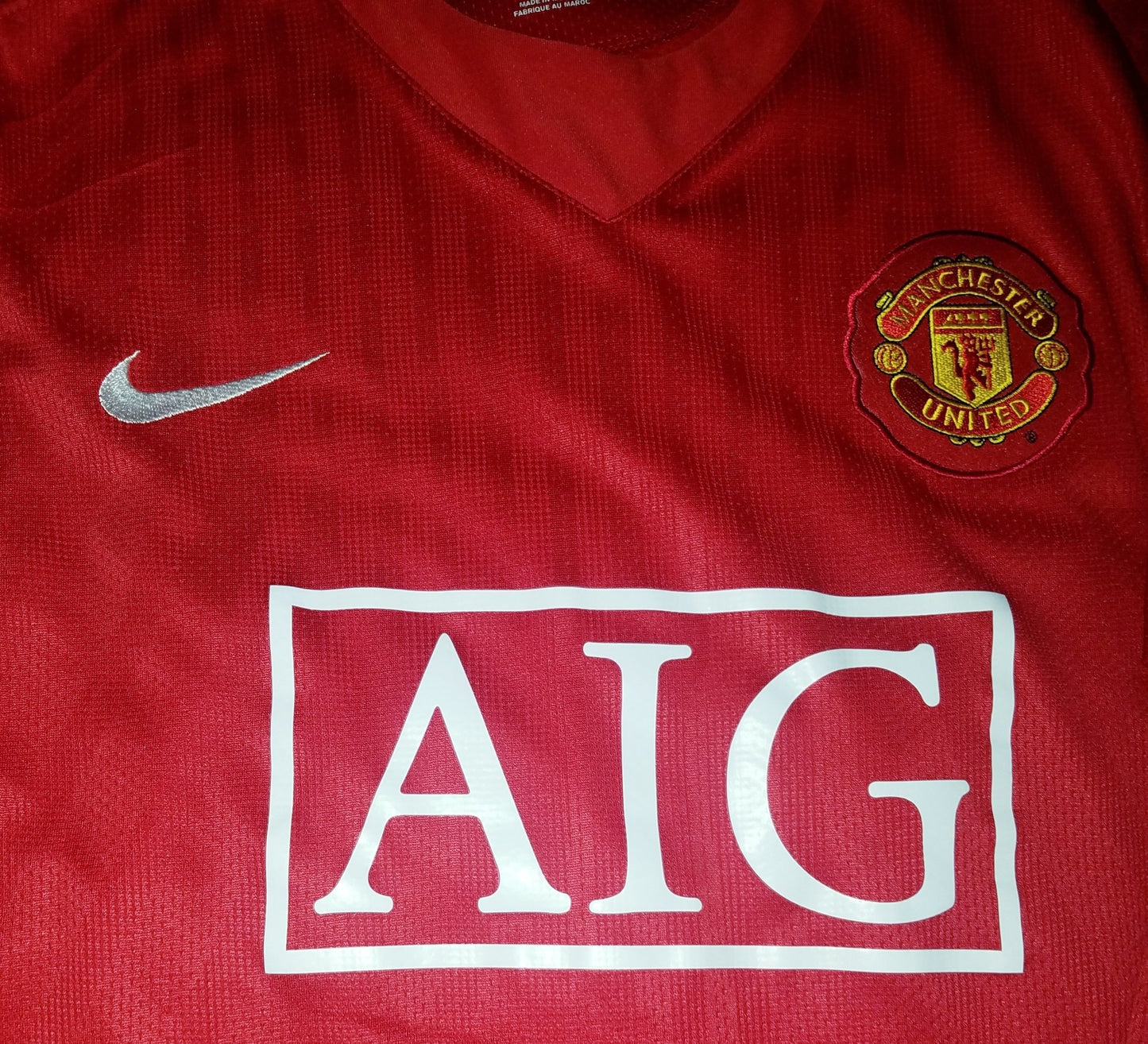 Cristiano Ronaldo Manchester United 2007 2008 Long Sleeve Jersey Shirt XL 237925-666 foreversoccerjerseys
