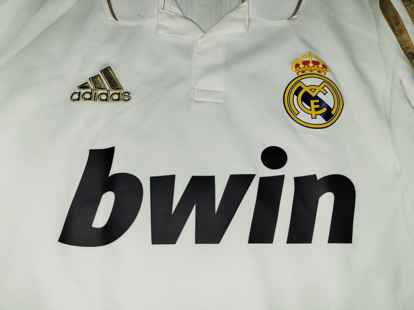 Cristiano Ronaldo Real Madrid 2011 2012 UEFA Soccer Jersey Shirt M SKU# V13646 Adidas