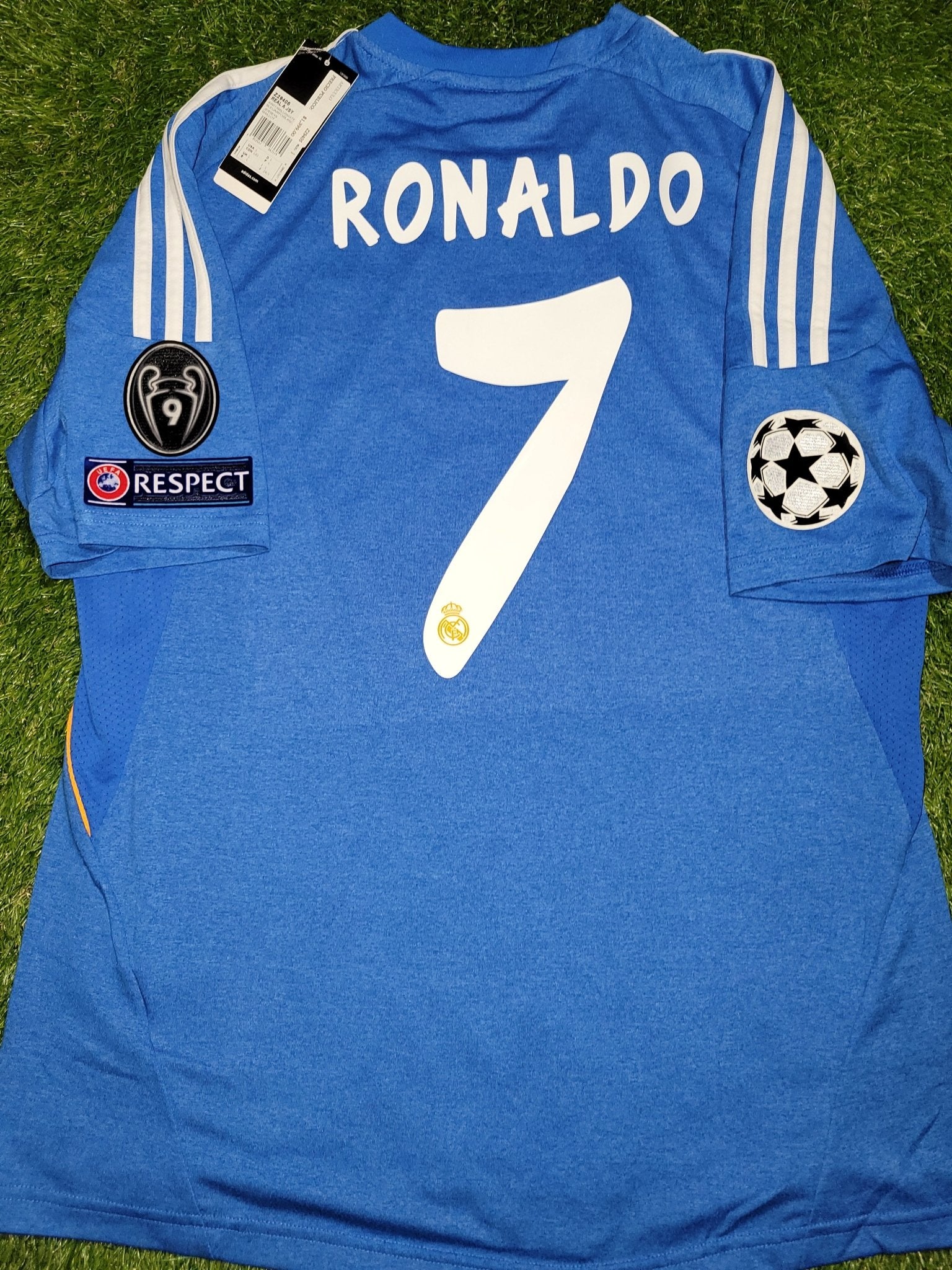 Cristiano Ronaldo Real Madrid 2013 2014 Away UEFA Jersey
