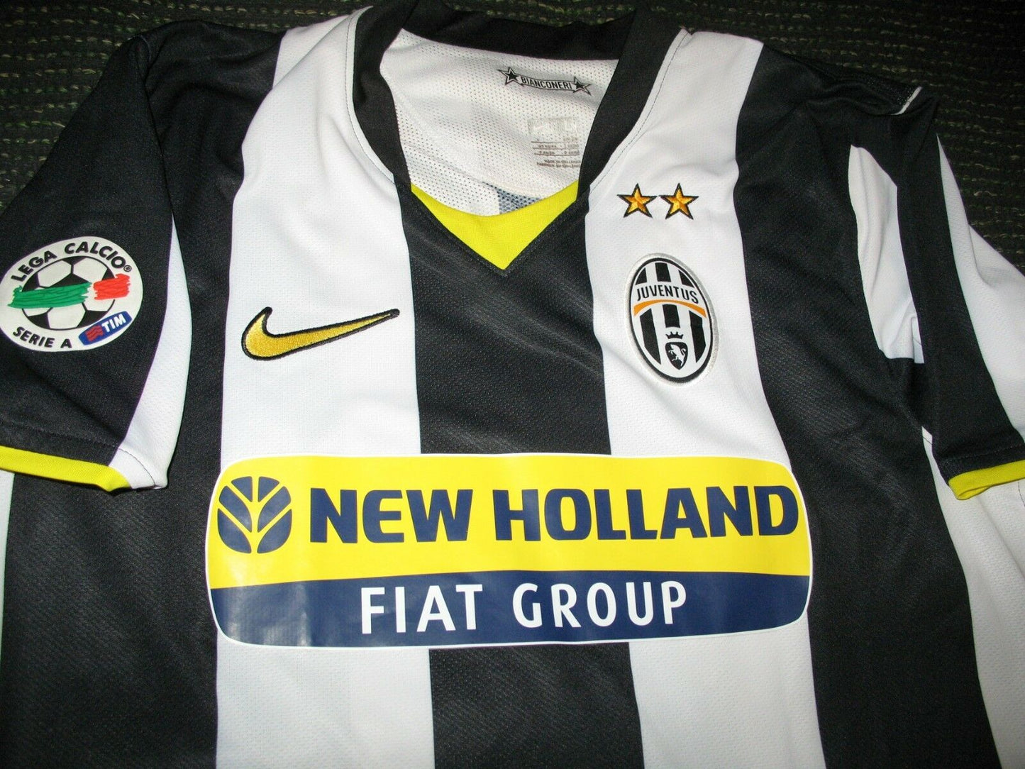 Del Piero Juventus 2008 2009 MATCH WORN Jersey Shirt Maglia - foreversoccerjerseys