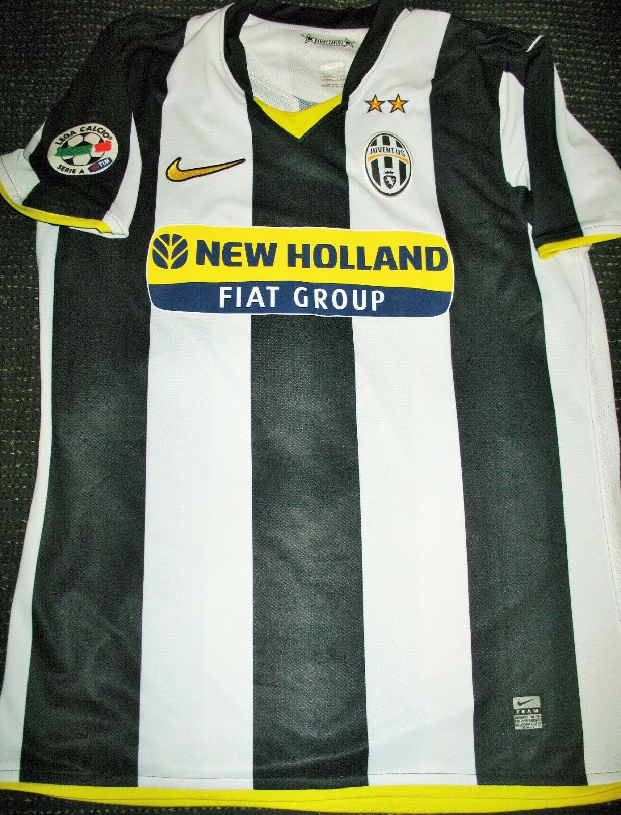 Del Piero Juventus 2008 2009 MATCH WORN Jersey Shirt Maglia - foreversoccerjerseys